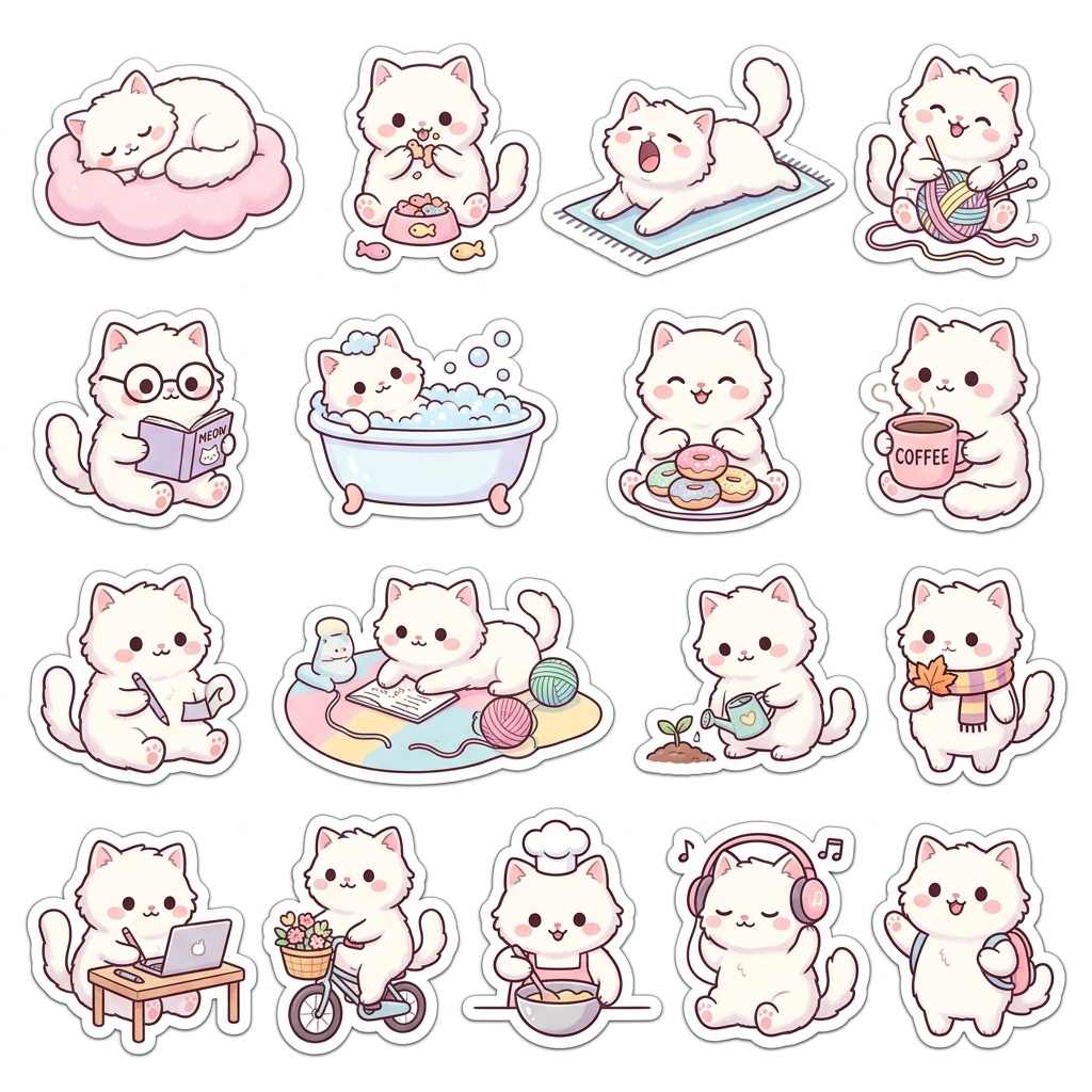 고양이 스티커